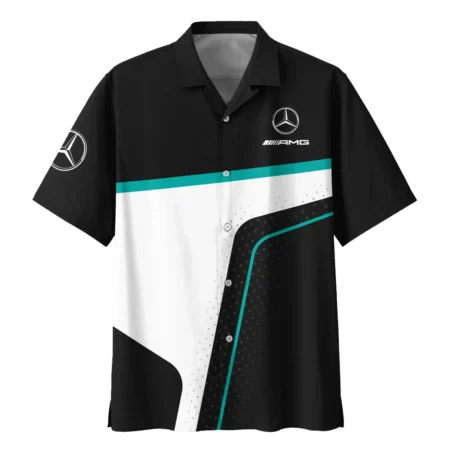 Limited Edition Mercedes-AMG Petronas F1 Hawaiian Shirt All Over Prints BLMER6525A5HW