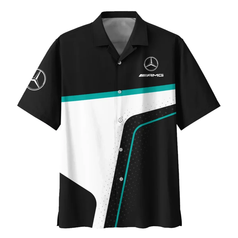 Limited Edition Mercedes-AMG Petronas F1 Hawaiian Shirt All Over Prints BLMER6525A5HW