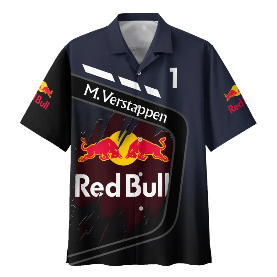Max Verstappen Red Bull Racing F1 Exclusive Hawaiian Shirt BLRBR20525A3HW
