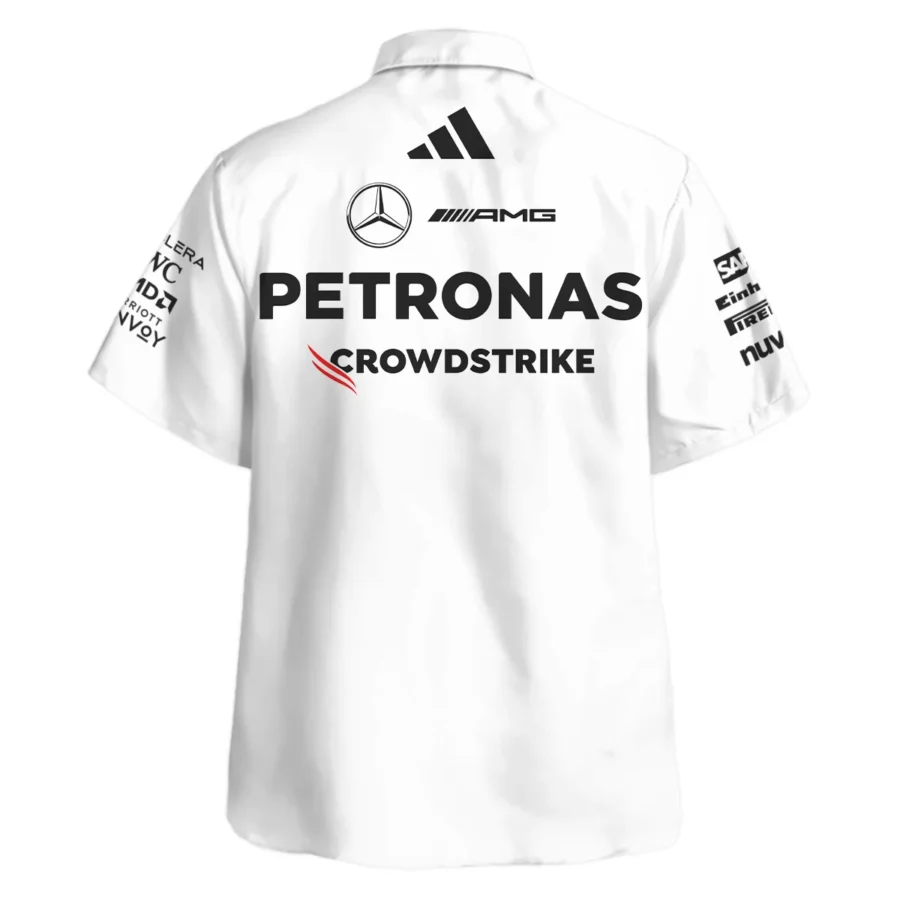 2025 Team Mercedes-AMG Petronas F1 Hawaiian Shirt All Over Prints BLMER6525A2HW