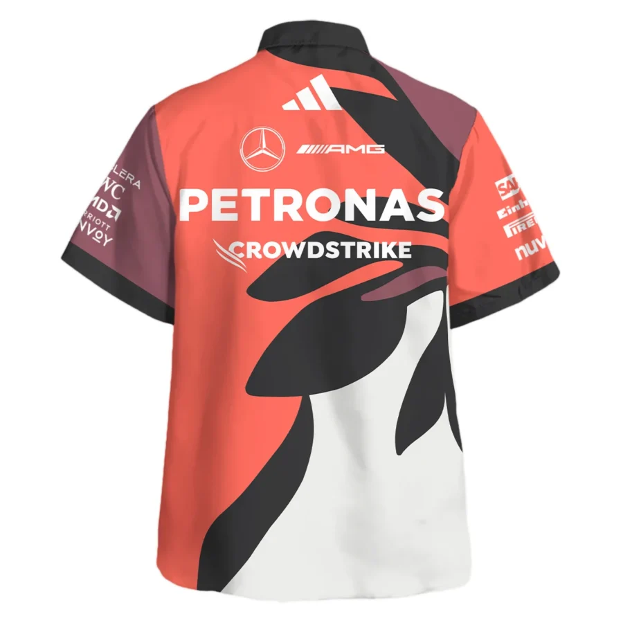 2025 Miami Floral Mercedes-AMG Petronas F1 Hawaiian Shirt All Over Prints BLMER6525A3HW