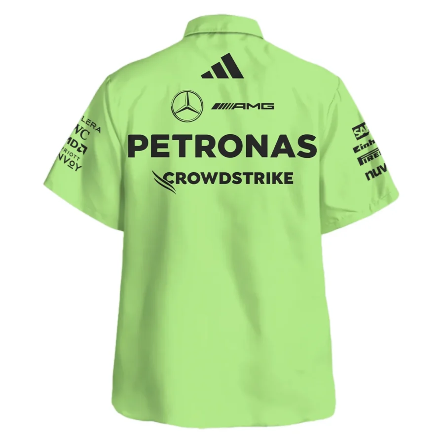 Mercedes-AMG Petronas F1 Hawaiian Shirt All Over Prints BLMER6525A4HW