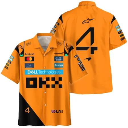 Lando Norris McLaren Formula One Exclusive Hawaiian Shirt BLF1180525A1HW