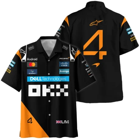 Lando Norris McLaren Formula One Exclusive Hawaiian Shirt BLF1180525A2HW