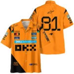 Oscar Piastri McLaren Formula One Exclusive Hawaiian Shirt BLF1180525A3HW