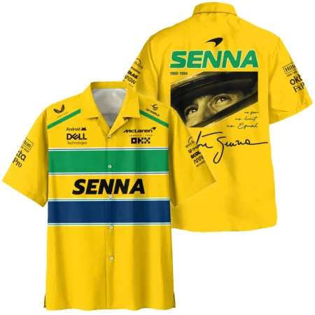 Ayrton Senna McLaren Formula One Exclusive Hawaiian Shirt BLF1190525A2HW