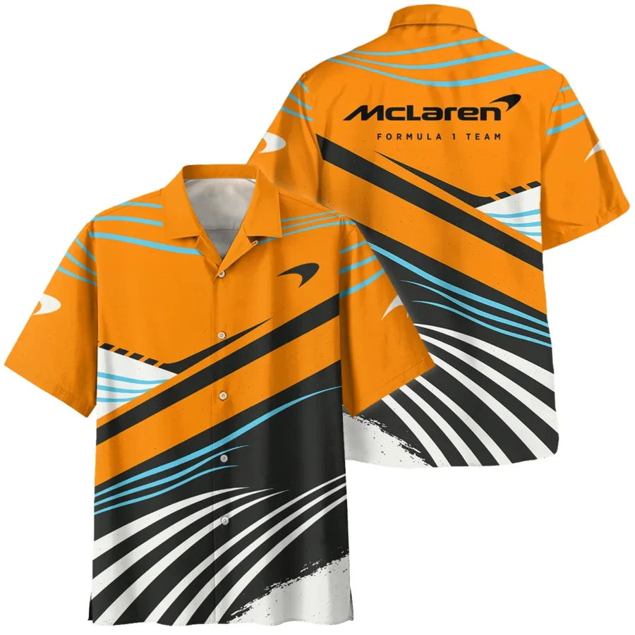 Waves Pattern McLaren F1 Exclusive Hawaiian Shirt BLF131525A1HW