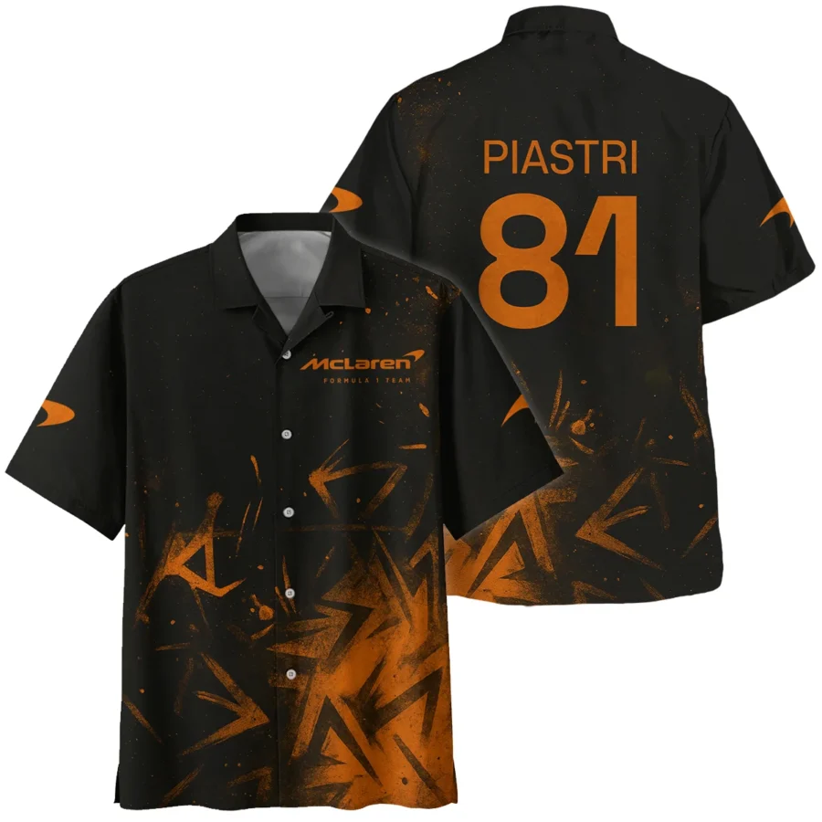 Oscar Piastri McLaren F1 Hawaiian Shirt All Over Prints BLMCL3525A3OPHW