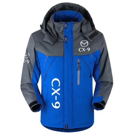 CX-9 Exclusive Logo Outdoor Plush Charging Suit Waterproof Windproof Jacket Detachable Hood BLC21525A1CX9