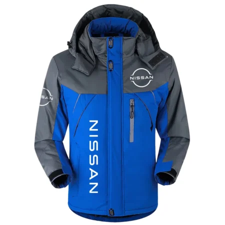 Nissan Exclusive Logo Outdoor Plush Charging Suit Waterproof Windproof Jacket Detachable Hood BLC21525A1NIS