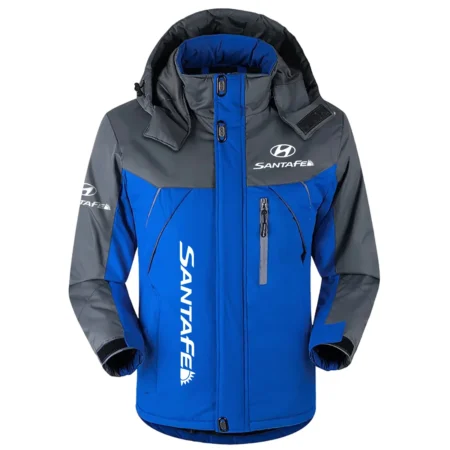 Santa Fe Exclusive Logo Outdoor Plush Charging Suit Waterproof Windproof Jacket Detachable Hood BLC21525A1SFE