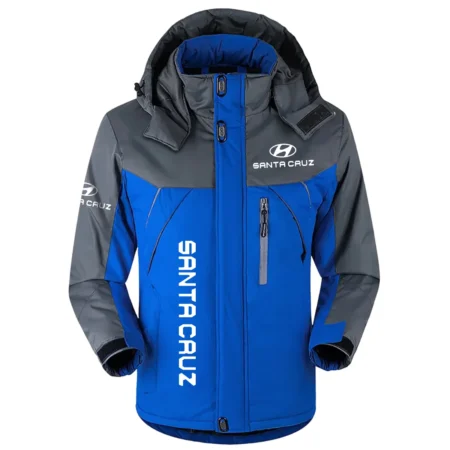 Santa Cruz Exclusive Logo Outdoor Plush Charging Suit Waterproof Windproof Jacket Detachable Hood BLC21525A1STC