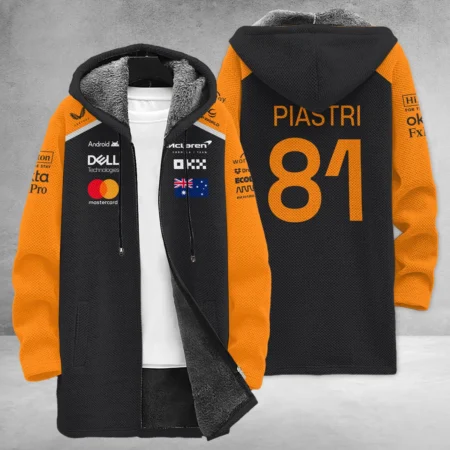 Oscar Piastri McLaren F1 Team Exclusive Fleece Windbreaker BLF1290325A4CRA Oscar Piastri McLaren F1 Team Exclusive Fleece Windbreaker BLF1290325A4CRA
