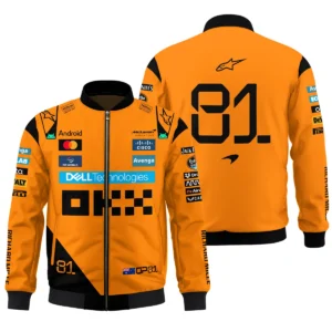 Lando Norris McLaren Formula One Exclusive Hoodie Half Zipper BLF1180525A2HDF