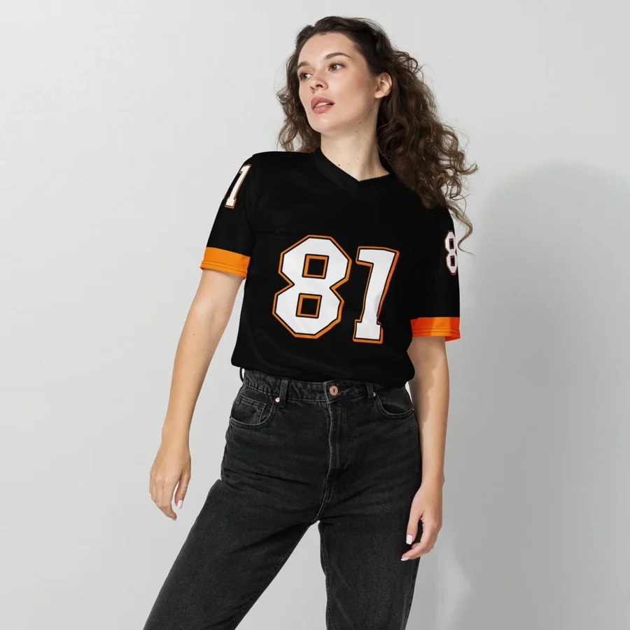 Oscar Piastri McLaren F1 Cross V-neck Jersey BLF18525B2VY - Black