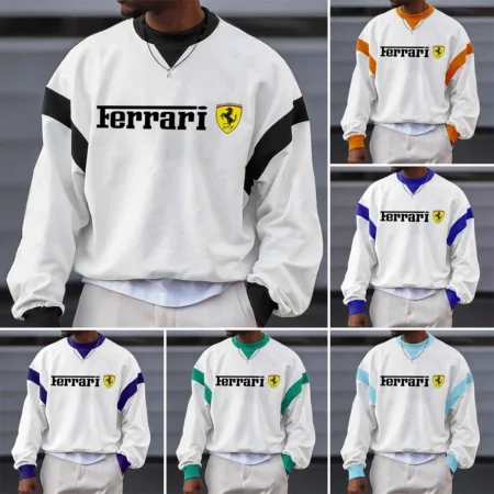 Ferrari - Limited Edition - Crew Neck Sweatshirt For Fans BLC9525FRR Ferrari - Limited Edition - Crew Neck Sweatshirt For Fans BLC9525FRR