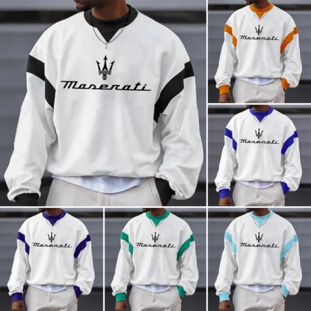 Maserati - Limited Edition - Crew Neck Sweatshirt For Fans BLC9525MSR Maserati - Limited Edition - Crew Neck Sweatshirt For Fans BLC9525MSR