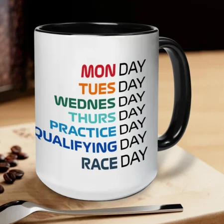 Race Day Ceramic Mug for Racing Fans 11oz/15oz - BLF123625A4ACP
