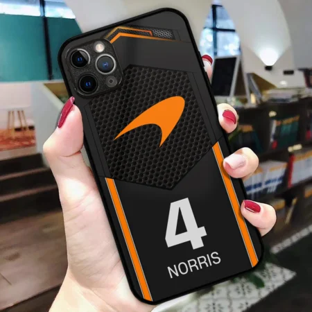 4 Norris McLaren F1 Team Phone Case - Dustproof, Scratch & Shock Resistant - BLMCL2625A1NR