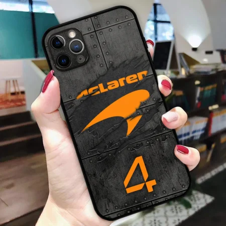 4 Lando Norris McLaren F1 Team Phone Case - Dustproof, Scratch & Shock Resistant - BLMCL2625A2NR