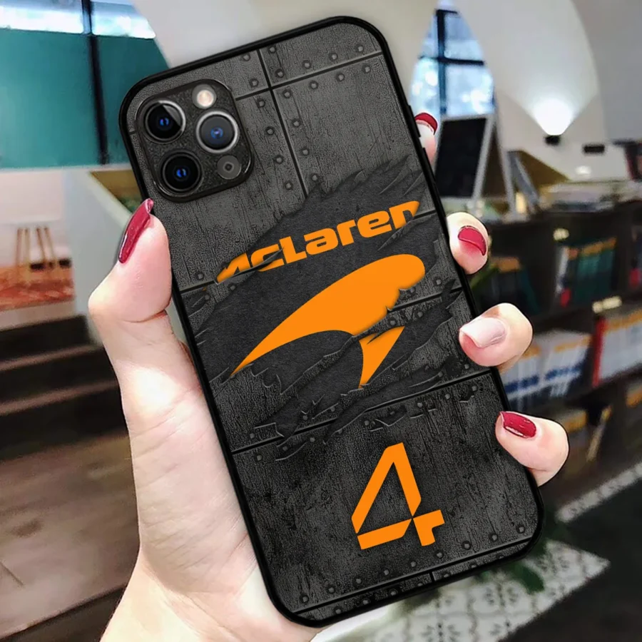 4 Lando Norris McLaren F1 Team Phone Case - Dustproof, Scratch & Shock Resistant - BLMCL2625A2NR