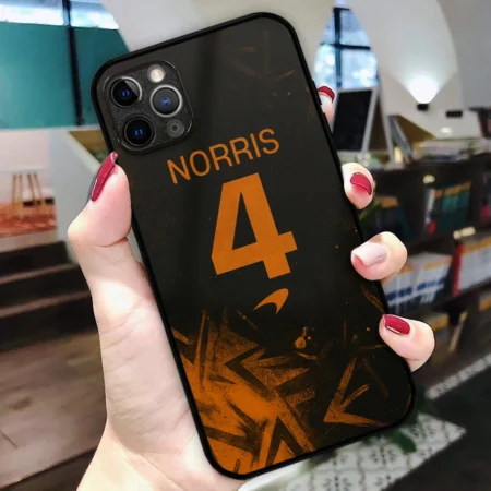 4 Lando Norris McLaren F1 Team Phone Case - Dustproof, Scratch & Shock Resistant - BLMCL2625A4NR
