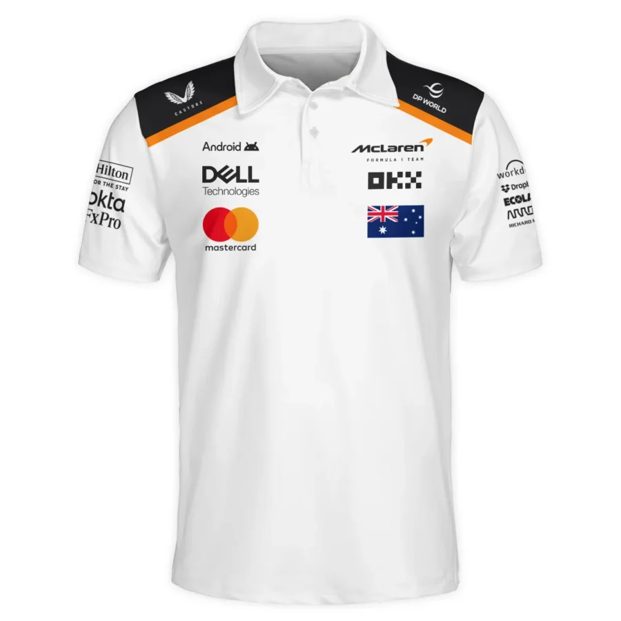 Oscar Piastri OP81 McLaren F1 Exclusive Polo Shirt BLF19625A3PL