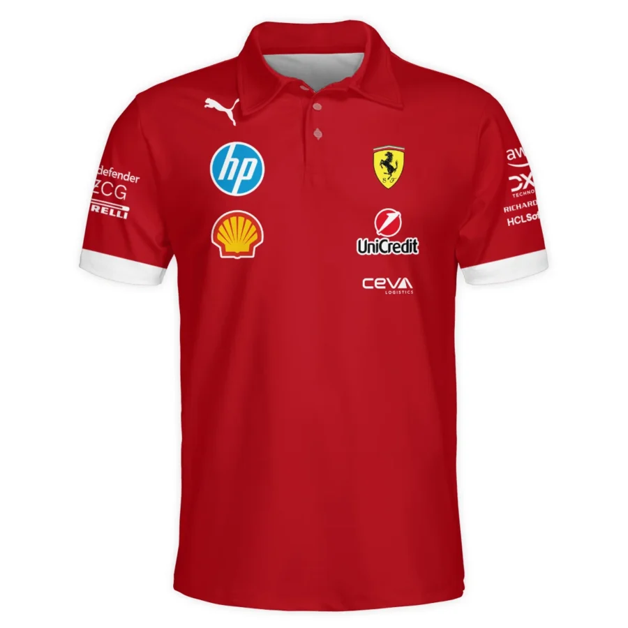 2025 Scuderia Ferrari F1 Special Edition Polo Shirt BLFRR4625A3PL