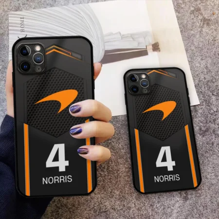 4 Norris McLaren F1 Team Phone Case - Dustproof, Scratch & Shock Resistant - BLMCL2625A1NR