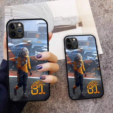 Oscar Piastri McLaren F1 Team Phone Case - Dustproof, Scratch & Shock Resistant - BLMCL2625A21