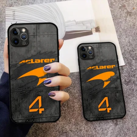 4 Lando Norris McLaren F1 Team Phone Case - Dustproof, Scratch & Shock Resistant - BLMCL2625A2NR