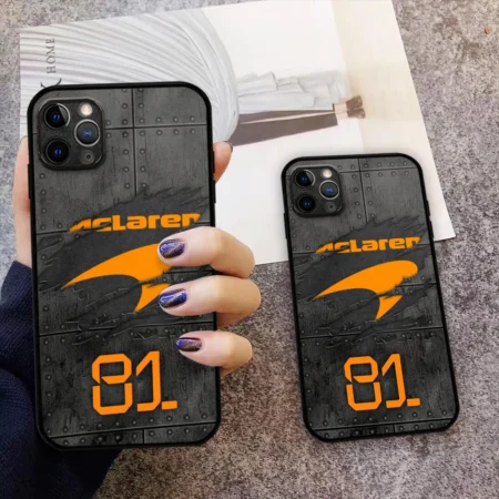 81 Oscar Piastri McLaren F1 Team Phone Case - Dustproof, Scratch & Shock Resistant - BLMCL2625A2OP