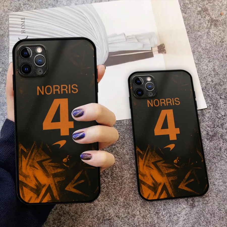 4 Lando Norris McLaren F1 Team Phone Case - Dustproof, Scratch & Shock Resistant - BLMCL2625A4NR
