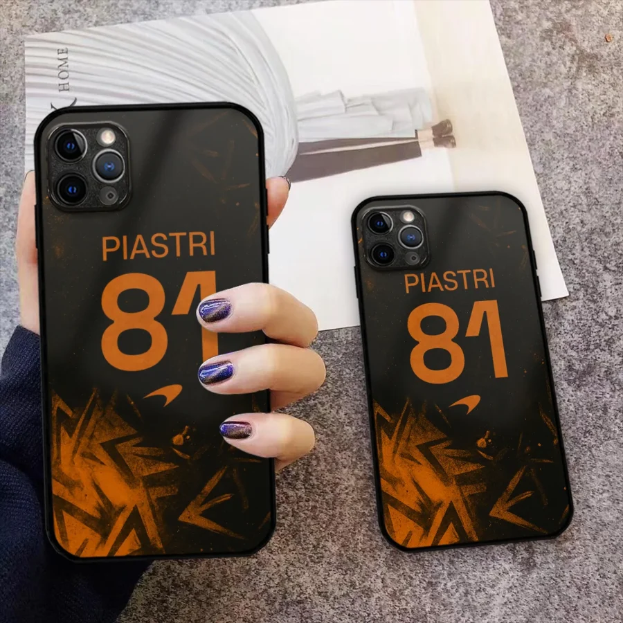 81 Oscar Piastri McLaren F1 Team Phone Case - Dustproof, Scratch & Shock Resistant - BLMCL2625A4OP