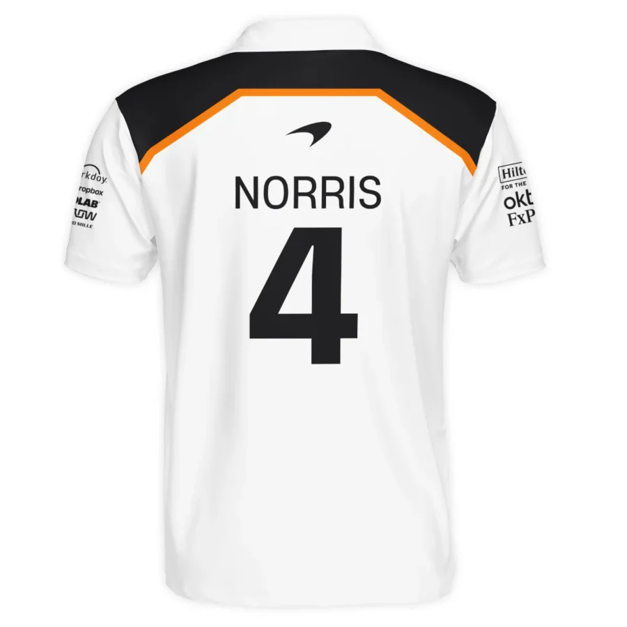 Lando Norris LN4 McLaren F1 Exclusive Polo Shirt BLF19625A1PL