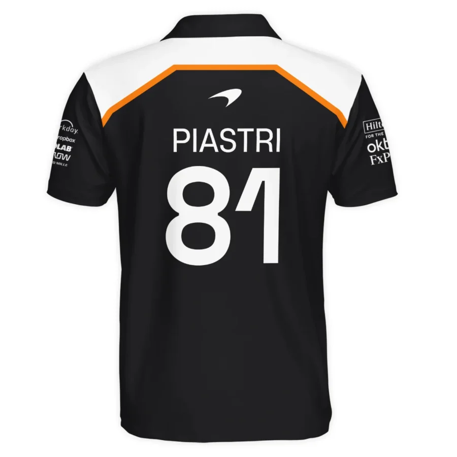 Oscar Piastri OP81 McLaren F1 Exclusive Polo Shirt BLF19625A4PL