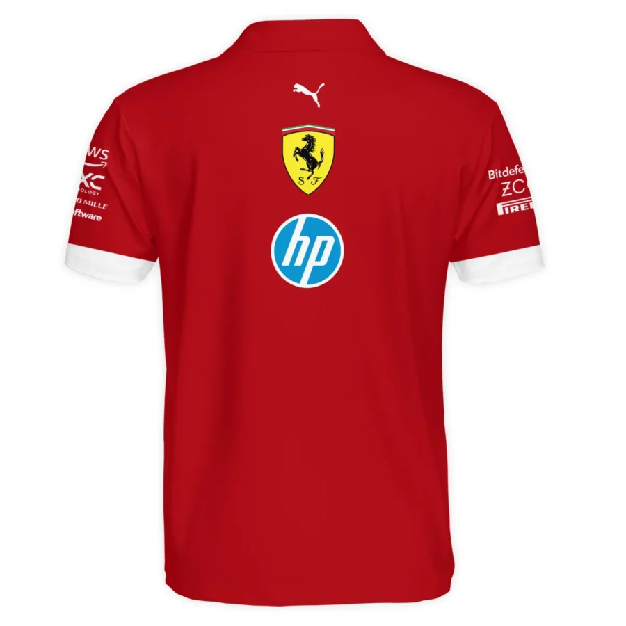 2025 Scuderia Ferrari F1 Special Edition Polo Shirt BLFRR4625A3PL