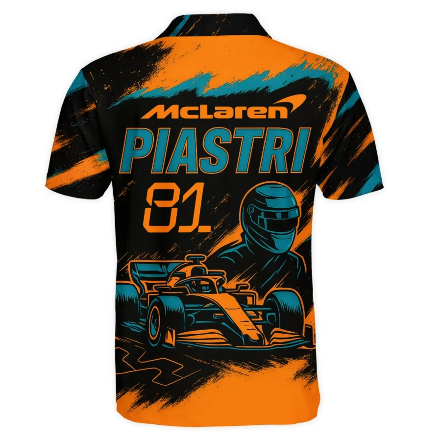 Piastri 81 McLaren F1 Exclusive Polo Shirt BLMCL1625A1PL