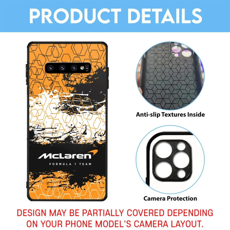 McLaren F1 Team Phone Case - Dustproof, Scratch & Shock Resistant - BLMCL2625A10