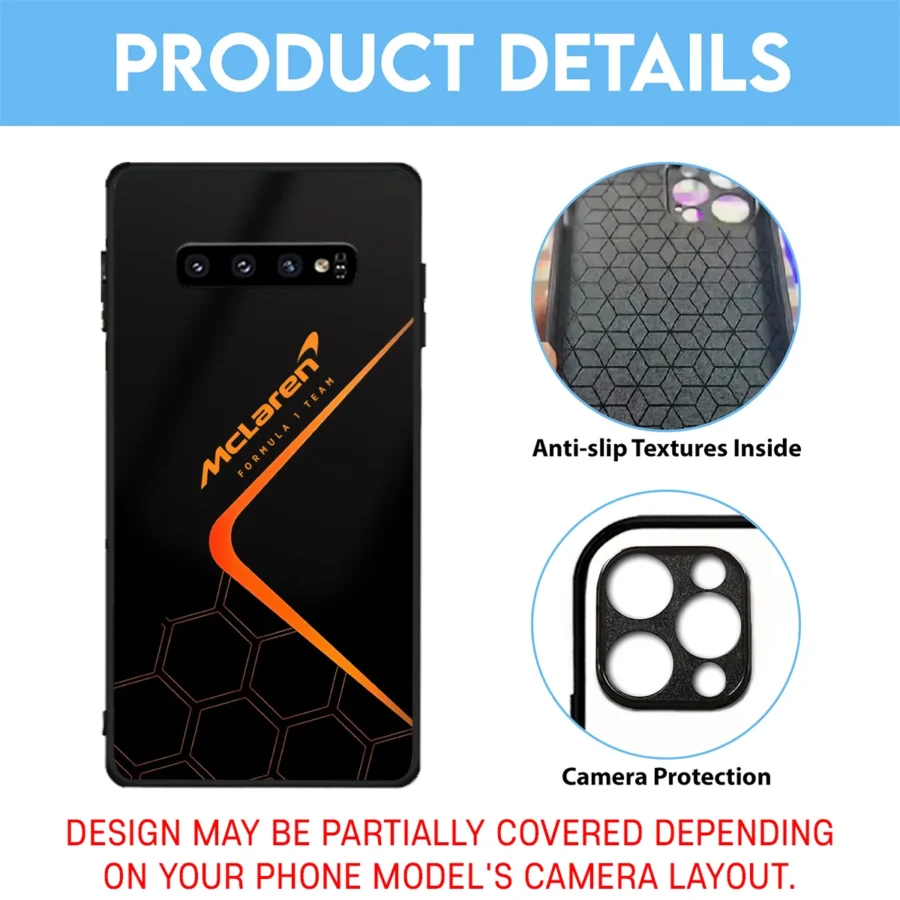 McLaren F1 Team Phone Case - Dustproof, Scratch & Shock Resistant - BLMCL2625A14