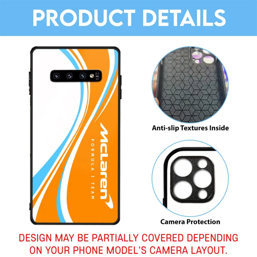 McLaren F1 Team Phone Case - Dustproof, Scratch & Shock Resistant - BLMCL2625A15
