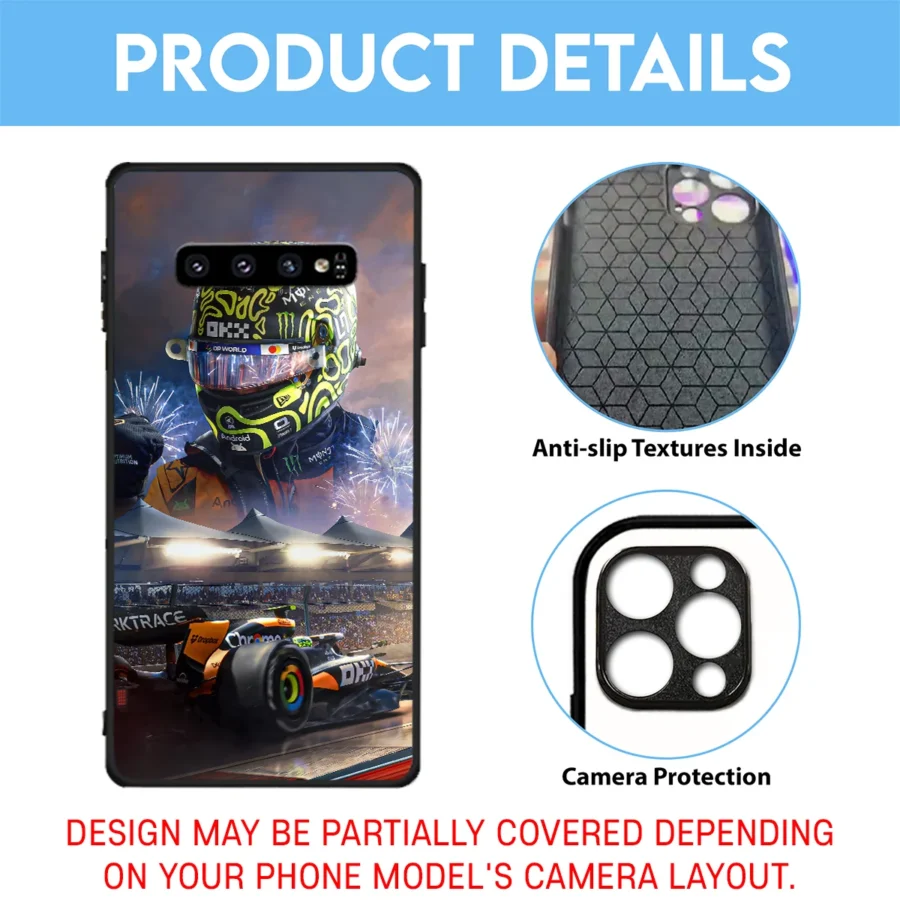 Lando Norris McLaren F1 Team Phone Case - Dustproof, Scratch & Shock Resistant - BLMCL2625A19