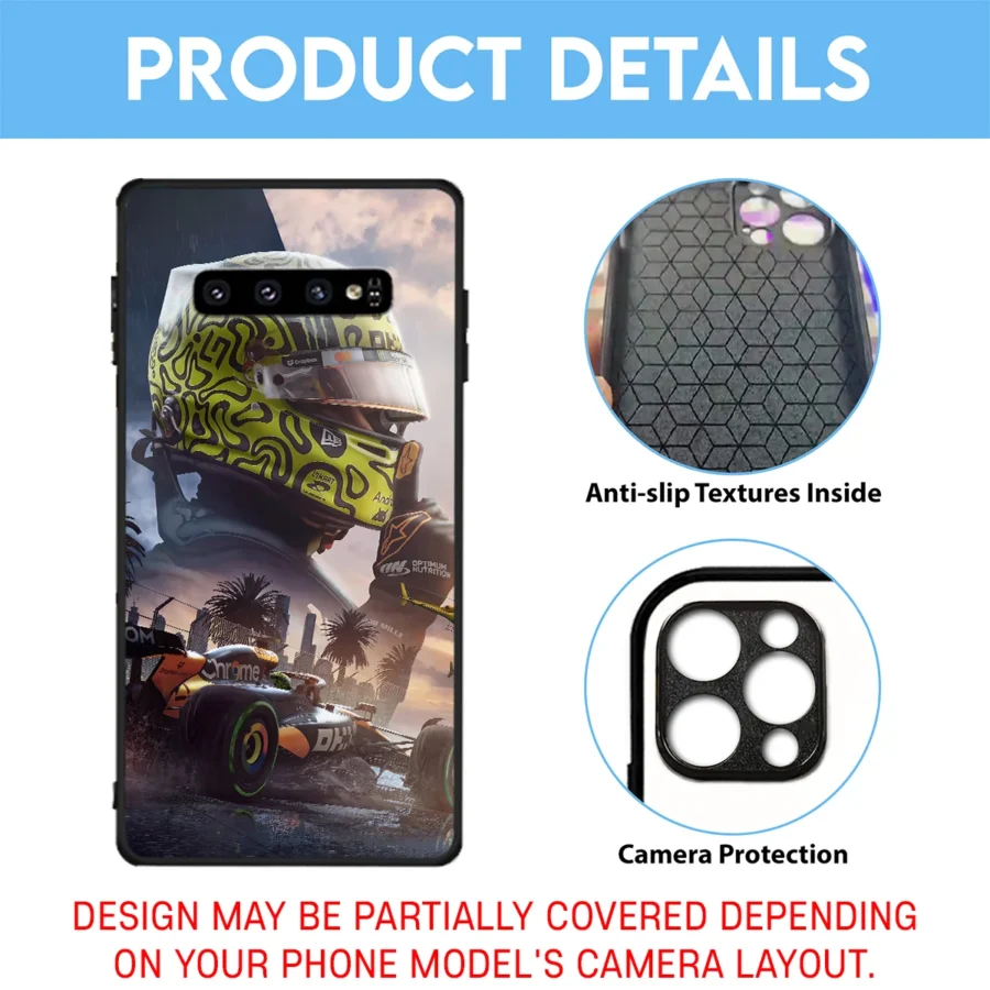 Lando Norris McLaren F1 Team Phone Case - Dustproof, Scratch & Shock Resistant - BLMCL2625A20