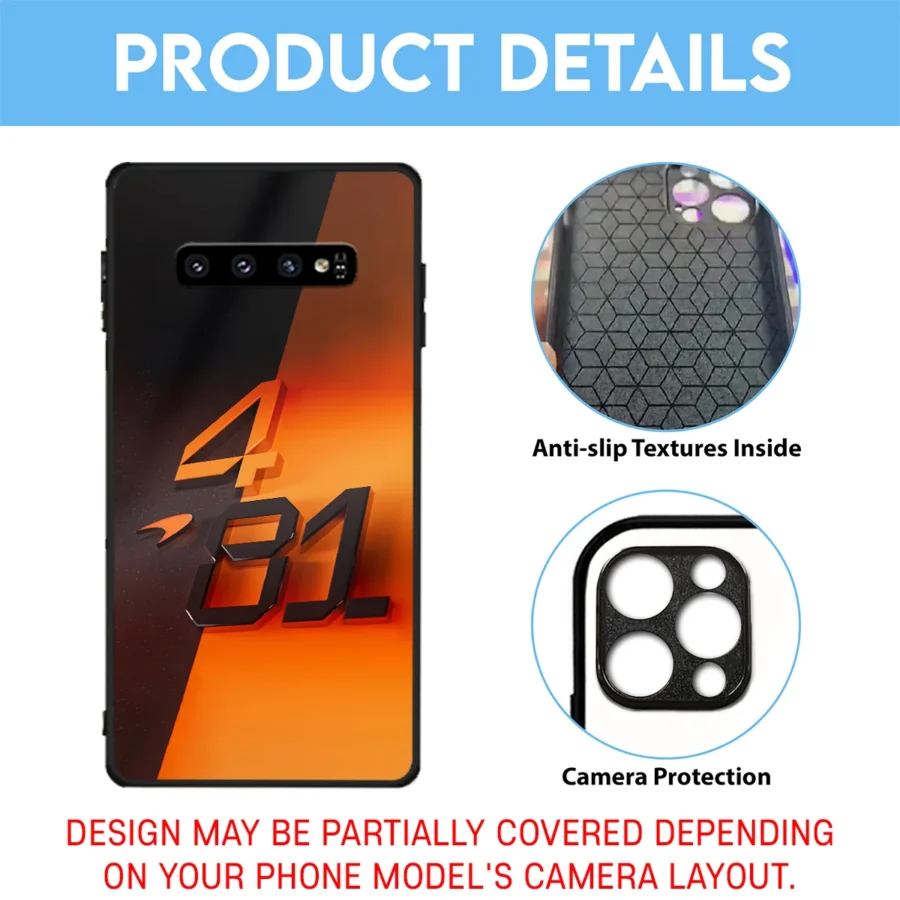 4 81 McLaren F1 Team Phone Case - Dustproof, Scratch & Shock Resistant - BLMCL2625A23