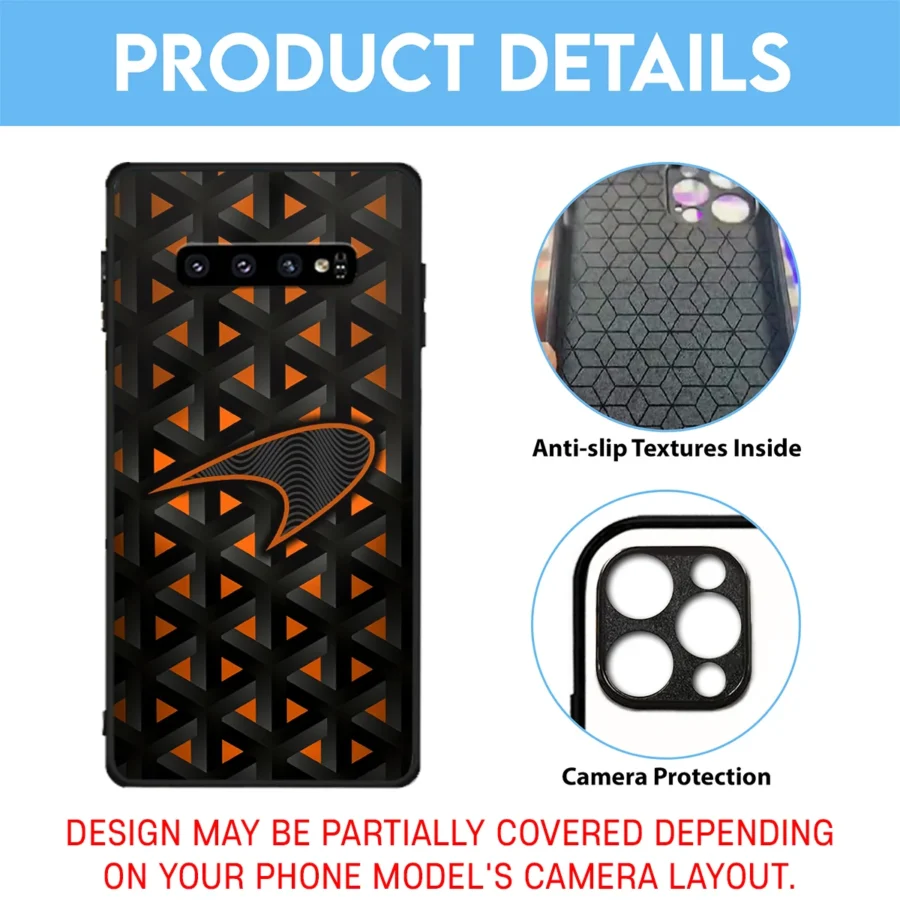 McLaren F1 Team Pattern Phone Case - Dustproof, Scratch & Shock Resistant - BLMCL2625A24