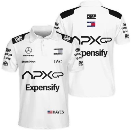 2025 White Version For Racing Fan Exclusive Polo Shirt BLF116625A1PL