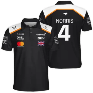 Lando Norris LN4 McLaren F1 Exclusive Hoodie Half Zipper BLF19625A2HDF