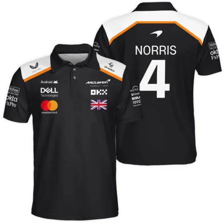 Lando Norris LN4 McLaren F1 Exclusive Polo Shirt BLF19625A2PL