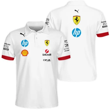 2025 Scuderia Ferrari F1 Special Edition Polo Shirt BLFRR4625A2PL
