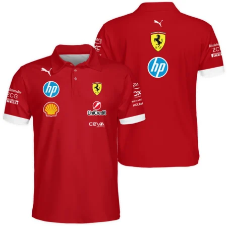 2025 Scuderia Ferrari F1 Special Edition Polo Shirt BLFRR4625A3PL